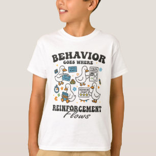 T-shirt Analyste du comportement Silly Goose Rbt Aby Théra