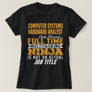 T-shirt Analyste du matériel informatique