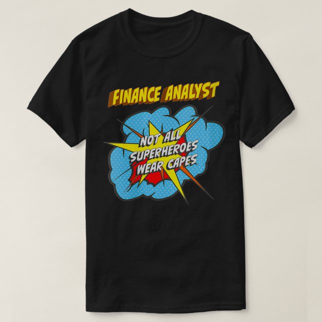 T-shirt Analyste en finance pour femmes Funny Superhero Jo (Design devant)