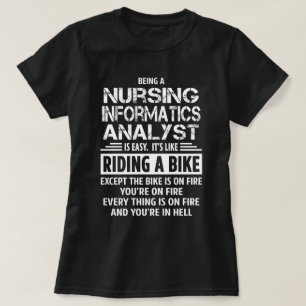 T-shirt Analyste en informatique infirmière