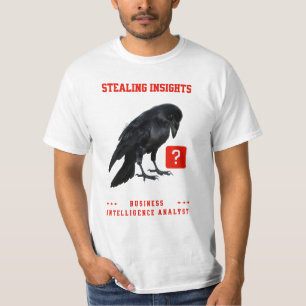 T-shirt Analyste en intelligence d'affaires Crow