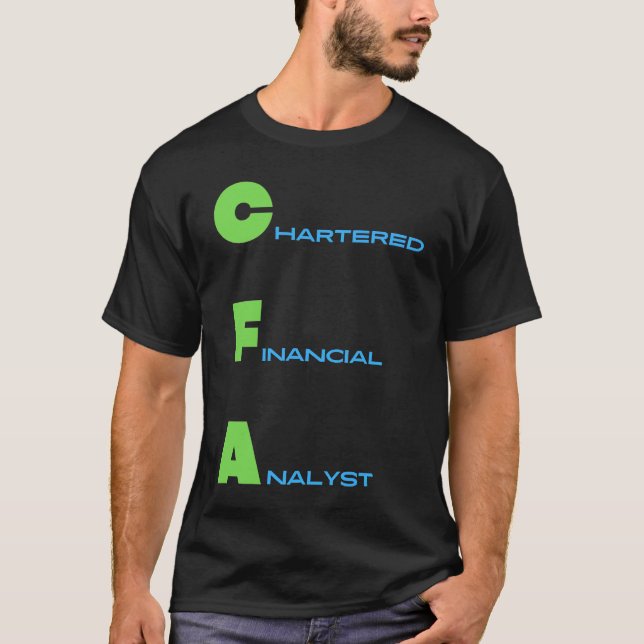 T-shirt Analyste financier CFA (Devant)