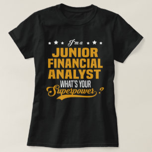 T-shirt Analyste financier junior