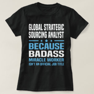 T-shirt Analyste global de l'approvisionnement stratégique