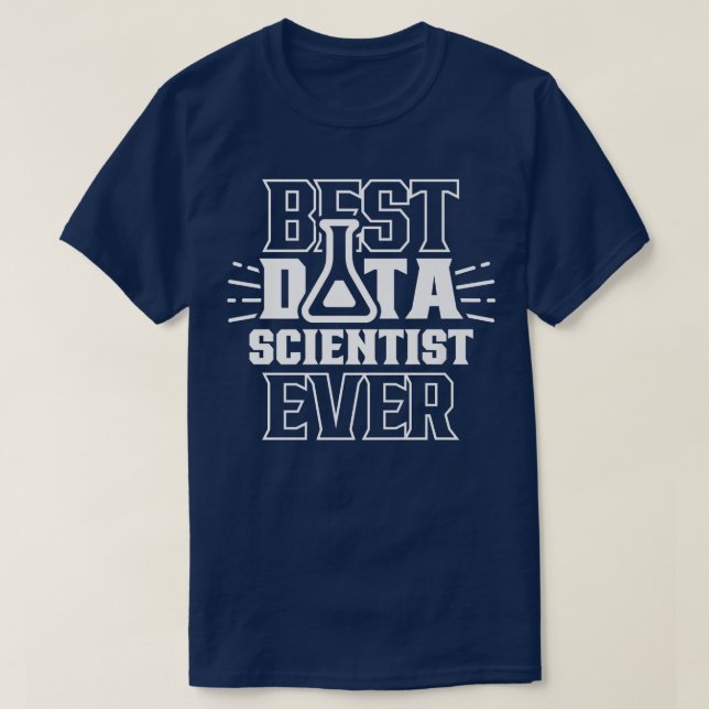 T-shirt Analyste scientifique des meilleures données (Design devant)