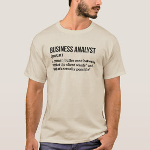 T-shirt Analytics Spécialiste Drôle Signification
