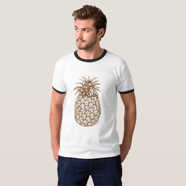 T-shirt ananas (Devant entier)