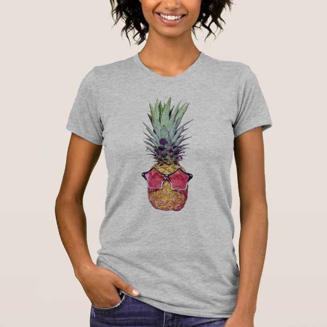 T-shirt Ananas à la mode (Devant)