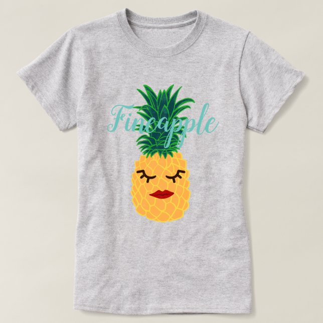 T-shirt Ananas à pomme tropicale (Design devant)
