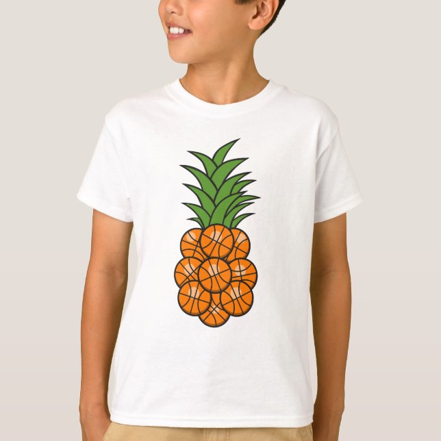 T-shirt Ananas Basket-ball (Devant)