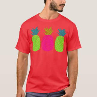 T-shirt ananas coloré