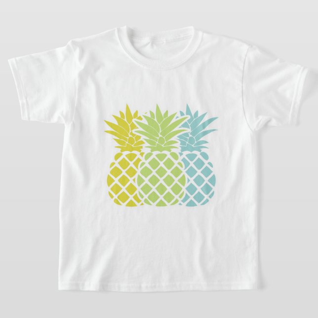 T-shirt Ananas colorés (Poser)