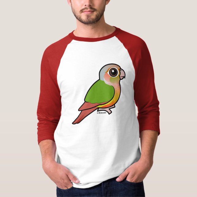 T-shirt Ananas Conure Vert-cheeked de Birdorable (Devant)