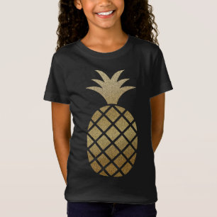 T-Shirt Ananas doré un fruit tropical Couleur Fruit Fami