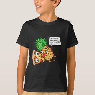 T-shirt Ananas Drôle Sur Pizza