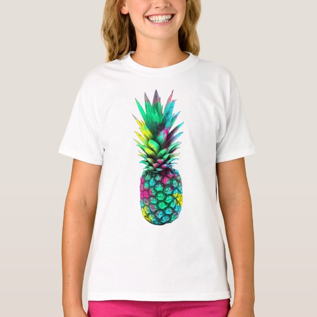 T-shirt ananas exotique de fruit (Devant)