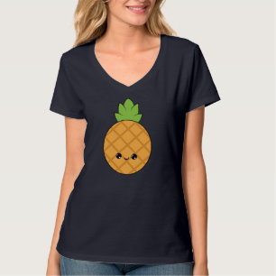 T-shirt ananas fruit mignon adorable kawaii joli sourire