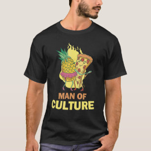 T-shirt Ananas Hawaii Pizza Jambon Homme De Culture