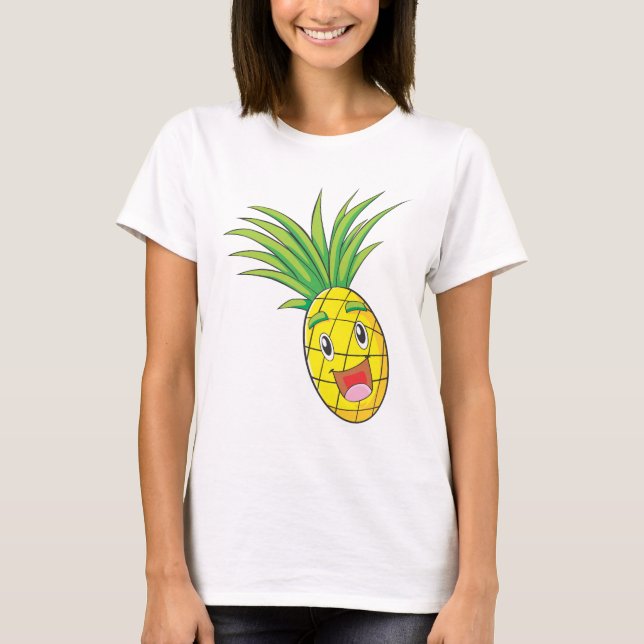 T-shirt Ananas heureux (Devant)