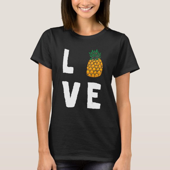 T-shirt Ananas Honolulu Beach Sweet Hawaii (Devant)