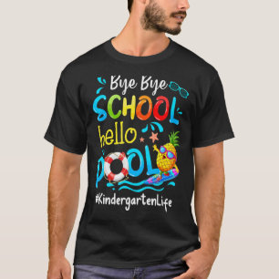T-shirt Ananas jardin d'enfants Vie Bye école Bonjour P