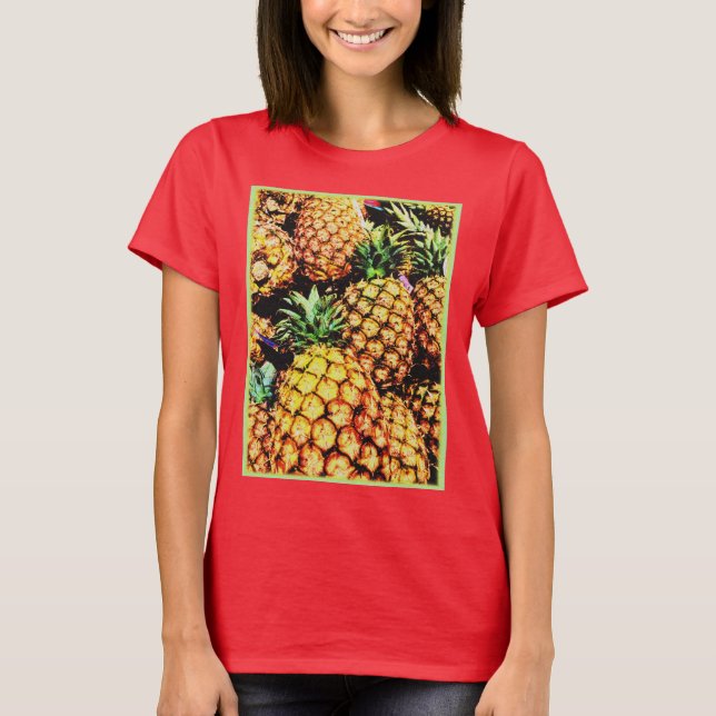 T-shirt "Ananas" Jolie photo. Commandez dès maintenant  (Devant)