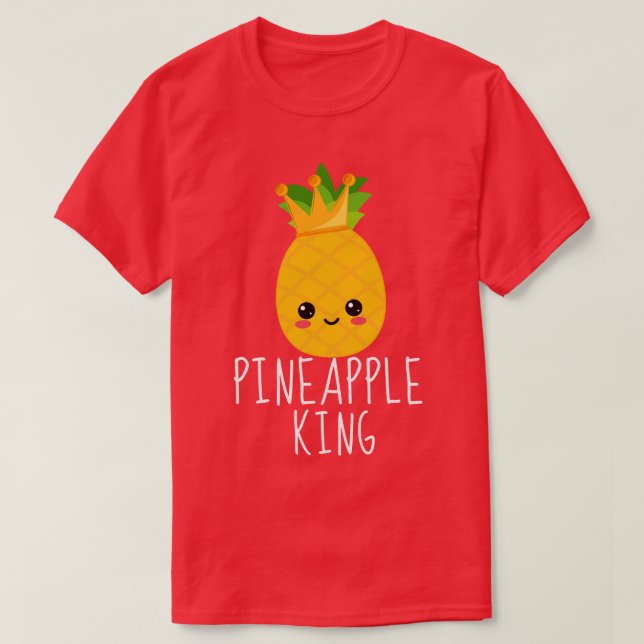 T-shirt Ananas King Funny (Design devant)