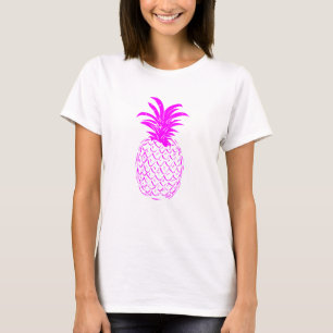 T-shirt Ananas rose