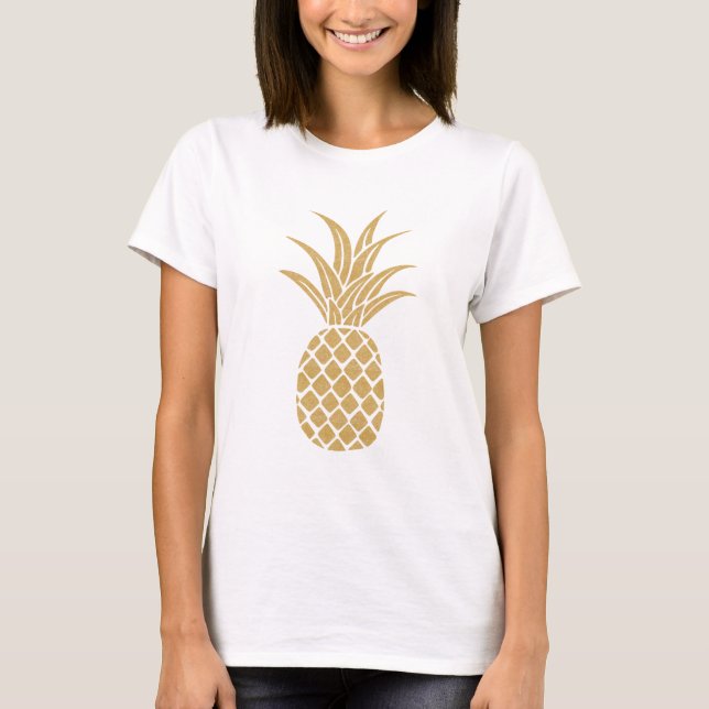 T-shirt Ananas royal (Devant)