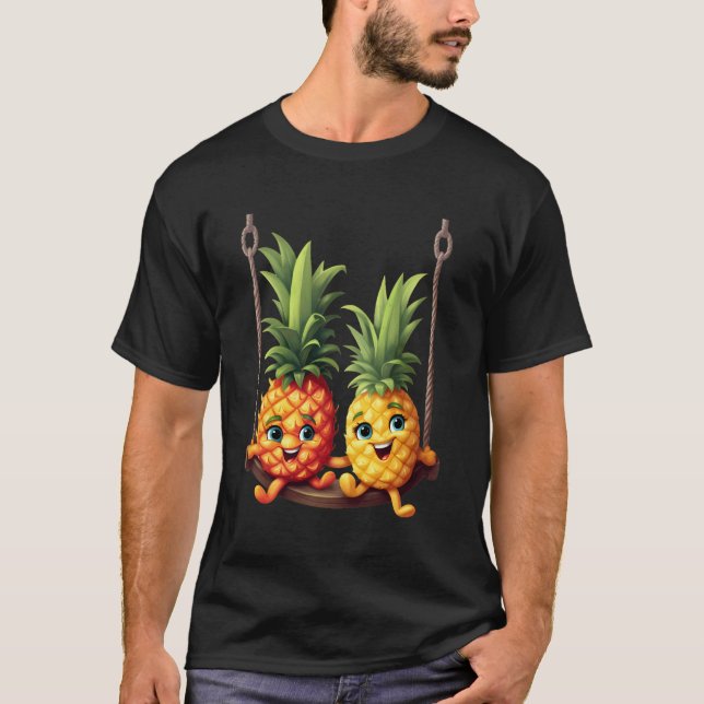 T-shirt Ananas Swinger Pineappy Swinger hommes Swinger (Devant)