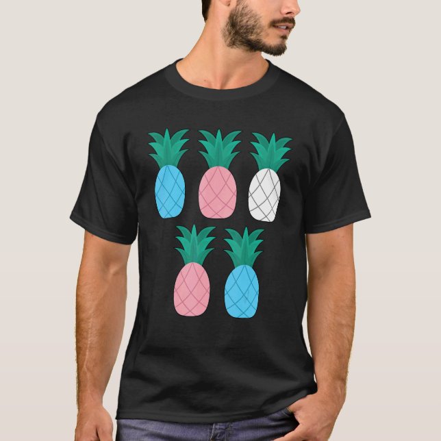T-shirt Ananas transgenre Transgenre (Devant)
