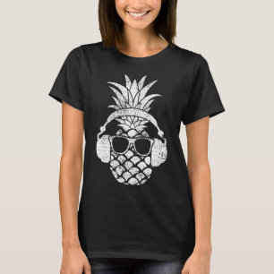 T-shirt Ananas vintage Hawaiian Aloha Beach Cockt aux frui