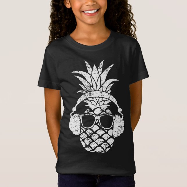 T-Shirt Ananas vintage Hawaiian Aloha Beach Cockt aux frui (Devant)