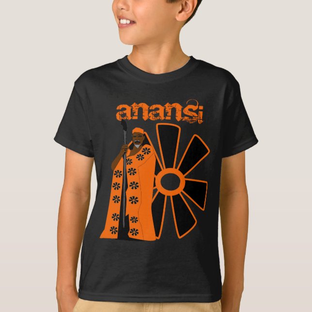 T-SHIRT ANANSI LE FILOU (Devant)