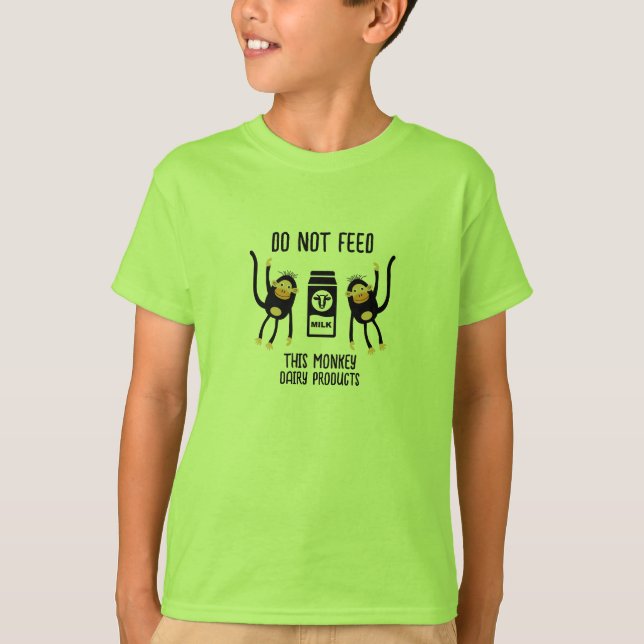 T-shirt Anaphylaxie Enfants Avertissements allergiques (Devant)