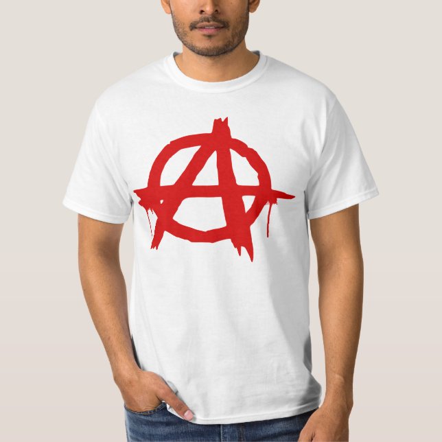 T-shirt ANARCHIE, ANARCHISME, mouvement (Devant)