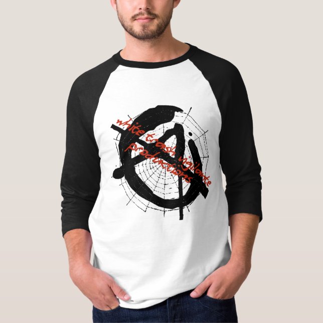 T-shirt anarchie de wtvp (Devant)