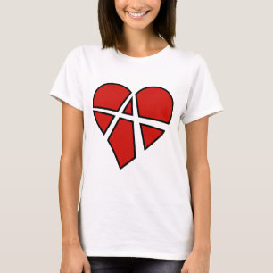 T-shirt Anarchie imprudente de coeur de relations