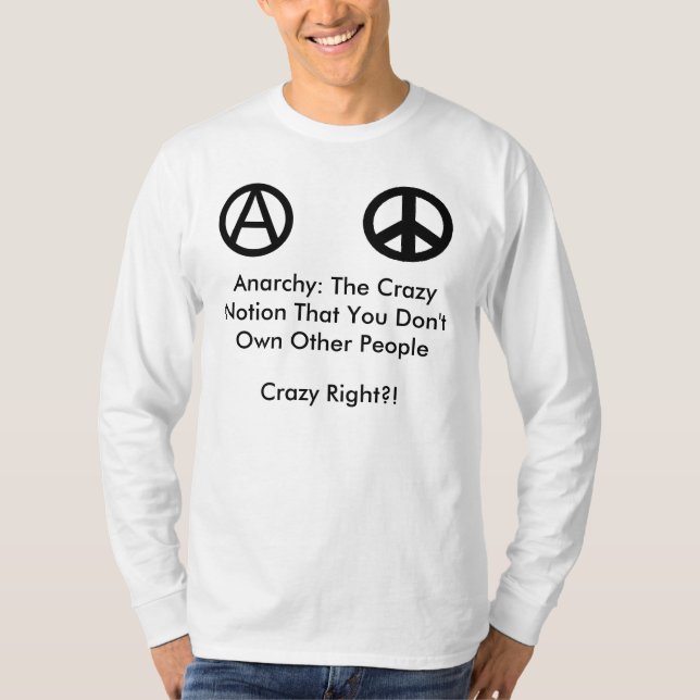 T-shirt Anarchie : La notion folle (Devant)