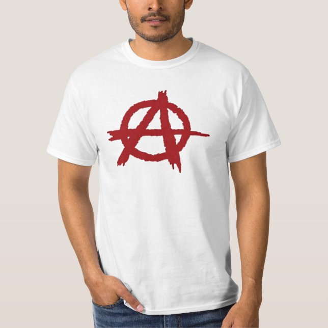 T-shirt Anarchie-rouge (Devant)