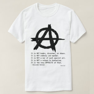 T-shirt Anarchiste Alexander Berkman Qu'est-ce que l'anarc