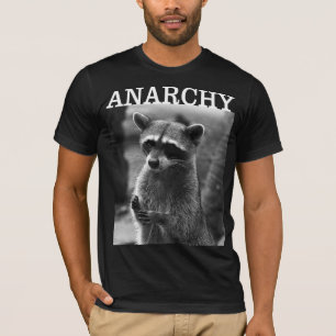 T-shirt ANARCHY Raccoon drôle