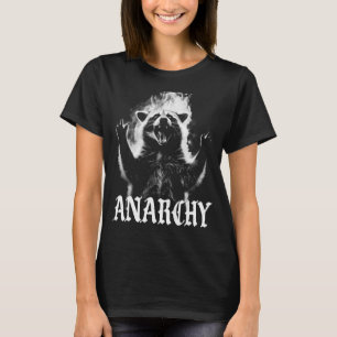 T-shirt Anarchy Raccoon Mème étrangement spécifique étrang