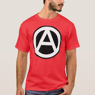 T-shirt Anarchy symbole de façon classique (arrière-plan