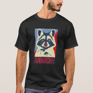 T-shirt Anarchy Trash Panda Raccoon Design animal