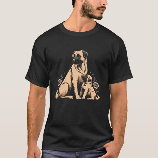 T-shirt Anatolian Berger Chien Maman Drôle Tee - shirts Gr (Devant)