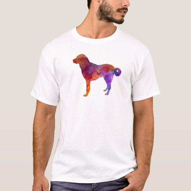 T-shirt Anatolian Shepherd Dog in watercolor (Devant)