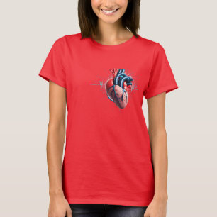 T-shirt Anatomical Heart – Medical Art Design for Science