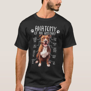 T-shirt Anatomie American Staffordshire Terrier Chien Amst