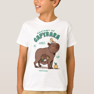 T-shirt Anatomie amusante de Capybara